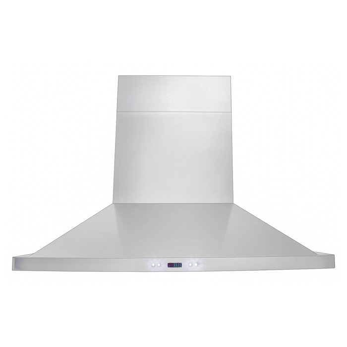 Proline Range Hoods 48 Inches 1100 Cubic Feet Per Minute CFM Convertible Wall Mount Range Hood